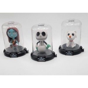 Domez Nightmare Before Christmas Lot of 3 Domez Jack Skelton Zero Sally
